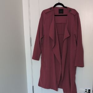 Elodie Mauve Trench Coat
